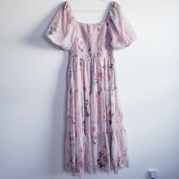 Baltic Born Annabeth Midi Dress Midi Floral New Without Tags - Picture 6 of 10